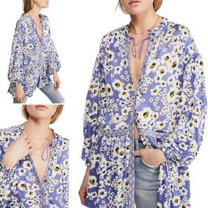 Free People “Rain Combo” Love Letter Tunic Top
